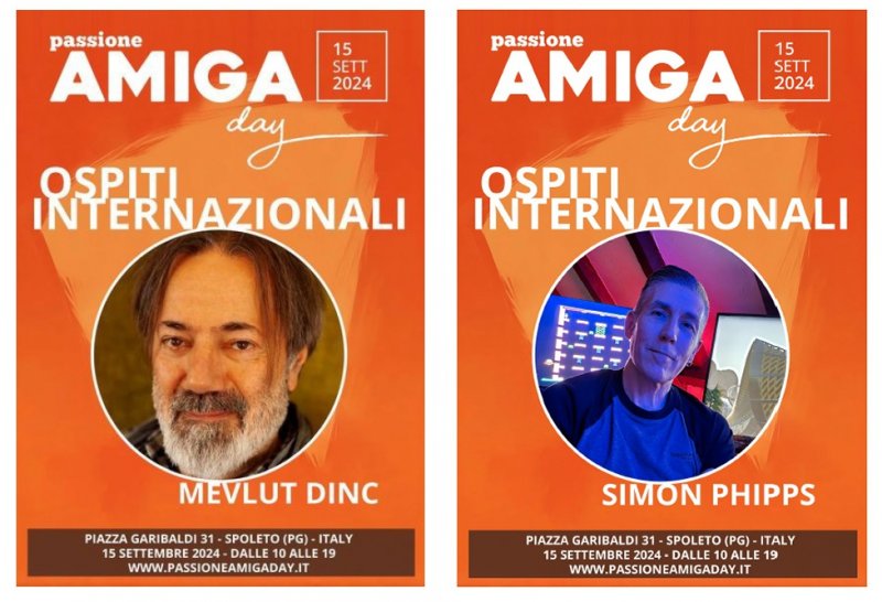I due ospiti del Passione Amiga Day 2024 I due ospiti del Passione Amiga Day 2024
