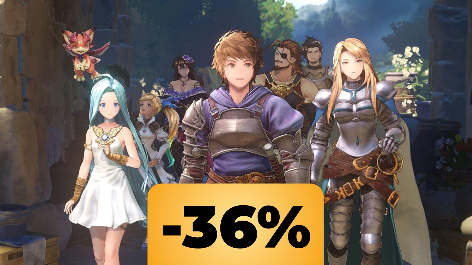 I personaggi di Granblue Fantasy Relink e lo sconto di Amazon