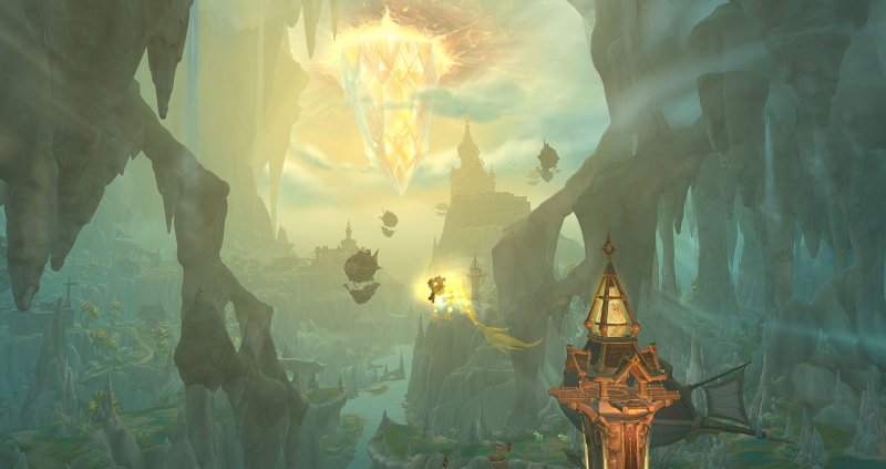 Quella dei Precipizi Sacri è, a mani basse, una delle zone più belle di WoW