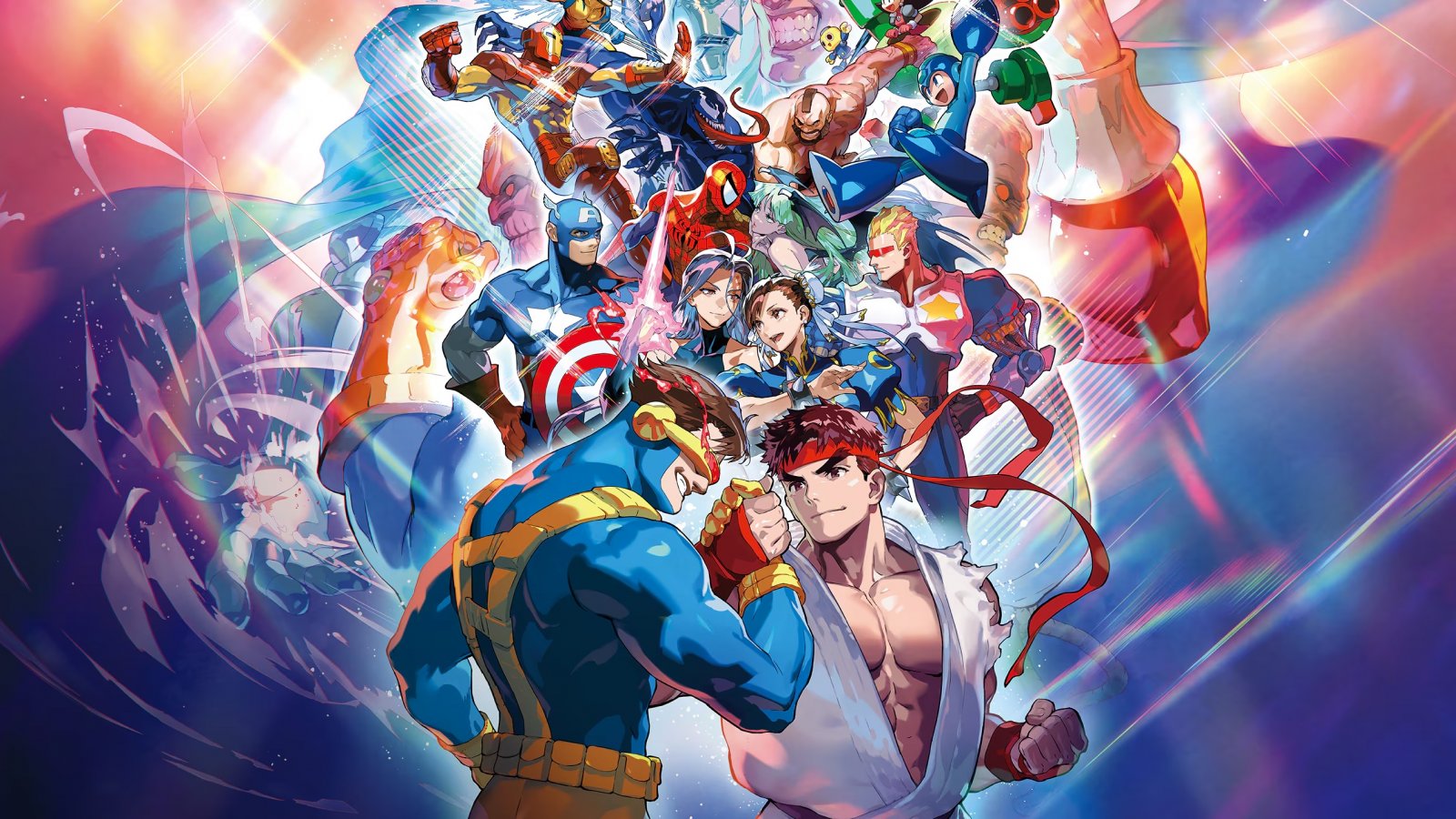 Un particolare della copertina di Marvel vs. Capcom Fighting Collection: Arcade Classics