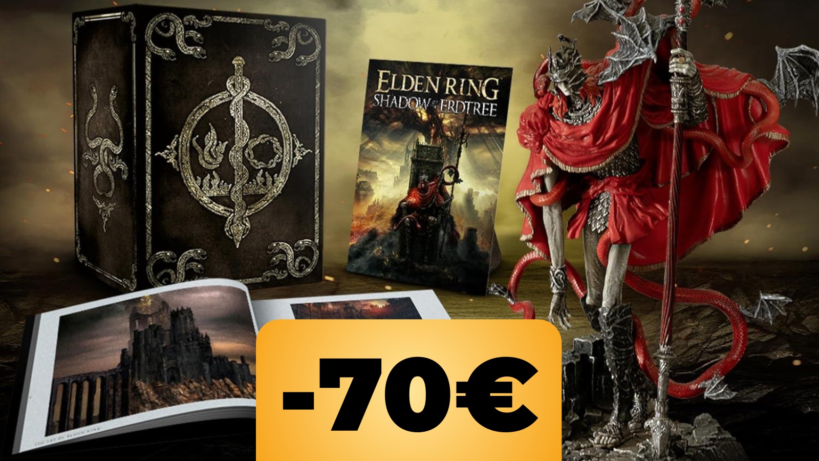 Elden Ring Shadow of the Erdtree Collector's Edition è in sconto su Amazon al prezzo minimo storico
