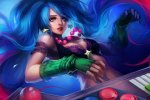 Il cosplay di Sona da League of Legends firmato nymphahri in versione arcade è coloratissimo - Notizia