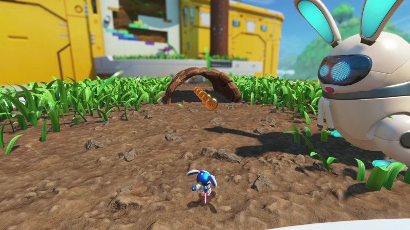 Il gameplay è costellato di idee geniali: in questo livello, per esempio, Astro si può rimpicciolire svelando una versione completamente diversa del mondo