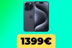 iPhone 15 Pro, lo smartphone di Apple è al minimo storico su Amazon Italia - Notizia