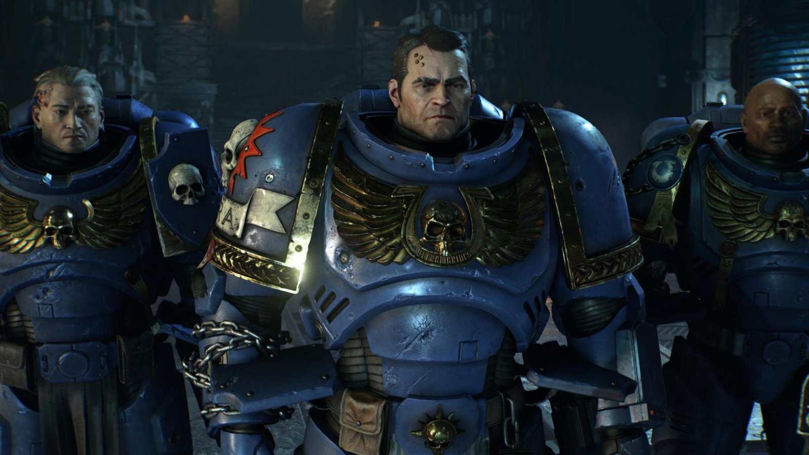 Una scena di Warhammer 40.000: Space Marine 2