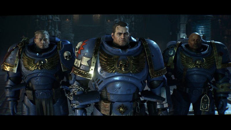 Gadriel, Titus e Chairon in Warhammer 40.000: Space Marine 2 Gadriel, Titus e Chairon in Warhammer 40.000: Space Marine 2