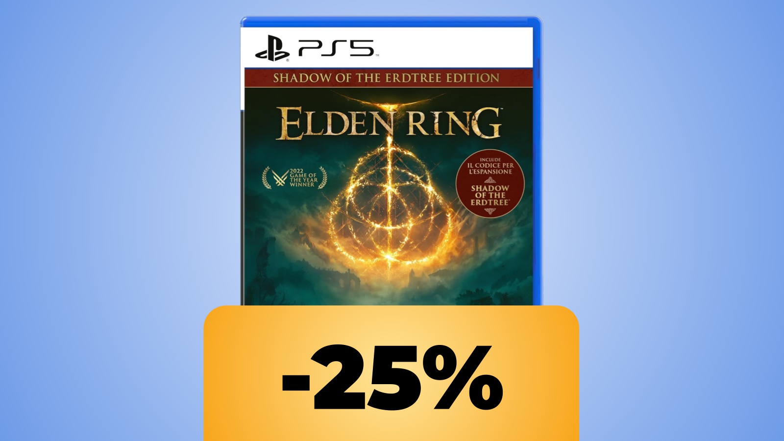 Elden Ring con espansione Shadow of the Erdtree è in sconto su Amazon al prezzo minimo storico
