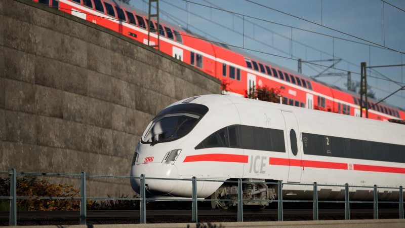 Un incrocio fra treni in Train Sim World 5