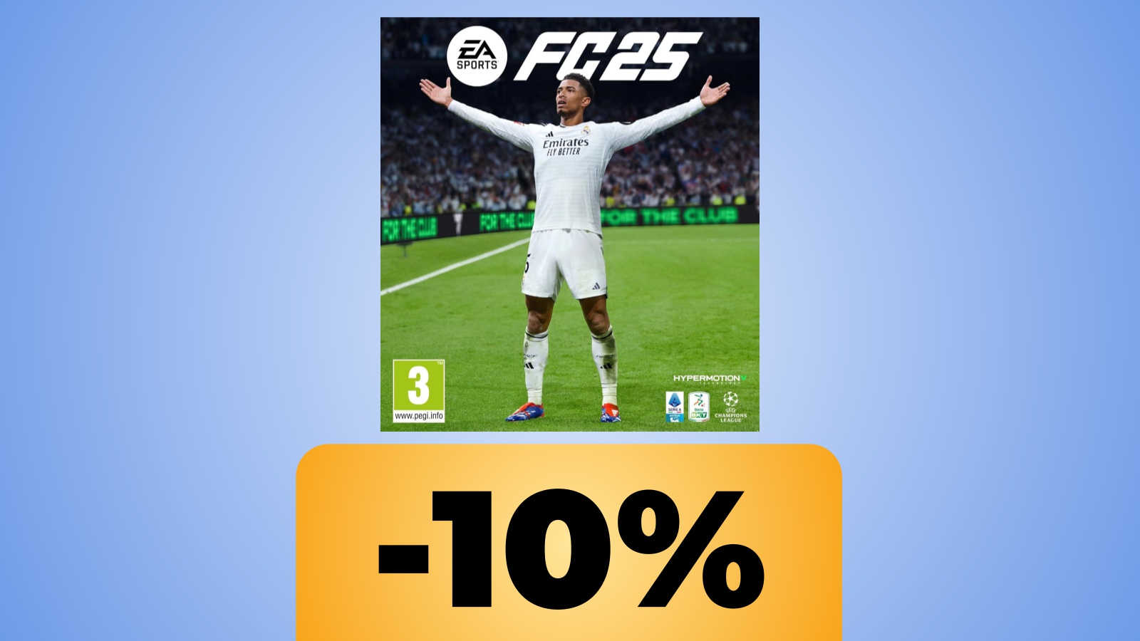 La copertina di EA Sports FC 25 e lo sconto su Amazon