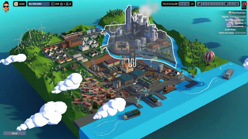 La mappa di The Tenants