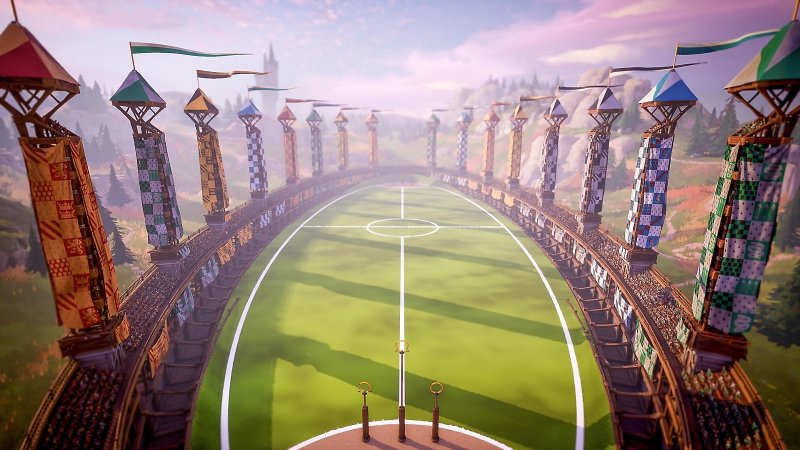 Il campo di Quidditch di Hogwarts Il campo di Quidditch di Hogwarts