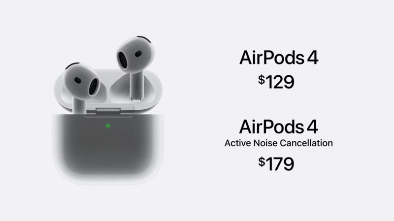 I prezzi dei nuovi AirPods 4 I prezzi dei nuovi AirPods 4