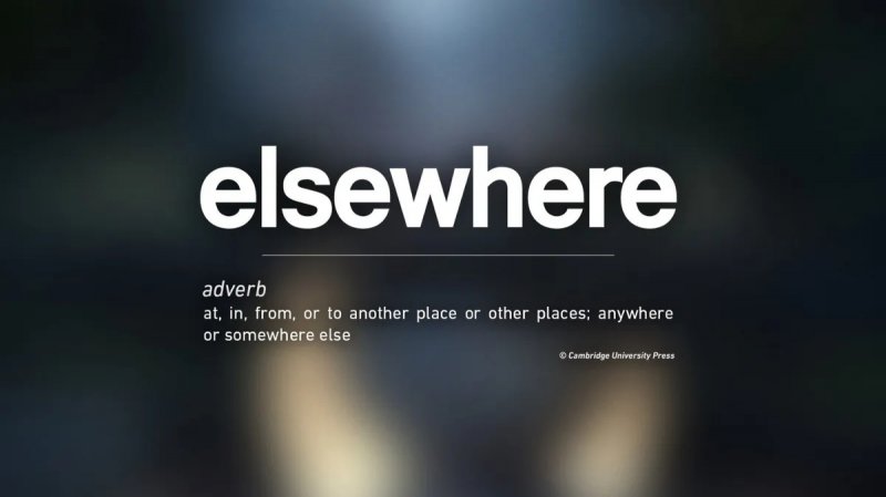 Elsewhere, il logo Elsewhere, il logo