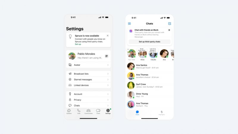 Una notifica avvierà della nuova integrazione tra app