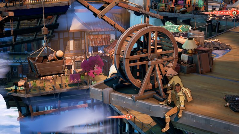 Un momento di tranquillità nell'area hub Un momento di tranquillità nell'area hub