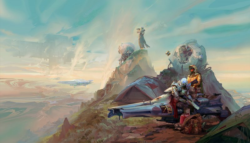 La concept art che accompagna questo annuncio è davvero di ottima fattura, un classico per l'universo di Destiny La concept art che accompagna questo annuncio è davvero di ottima fattura, un classico per l'universo di Destiny