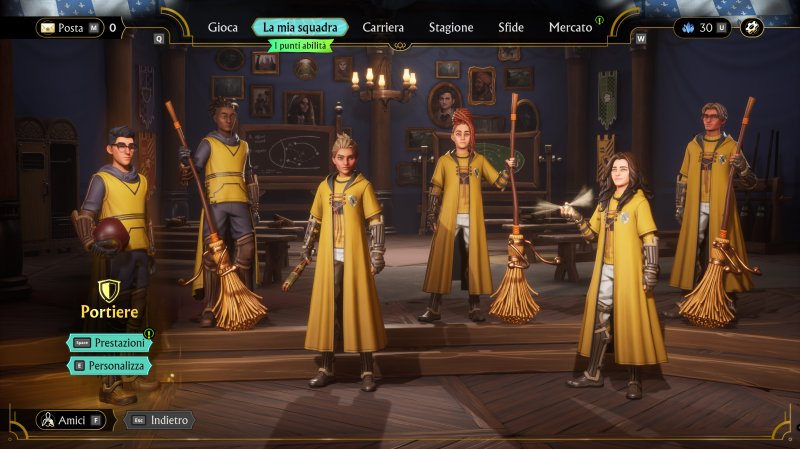 Una squadra di giovani Tassorosso, pronti a scendere in campo Una squadra di giovani Tassorosso, pronti a scendere in campo