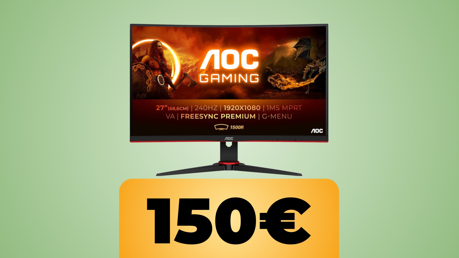 Il monitor AOC e il prezzo su Amazon