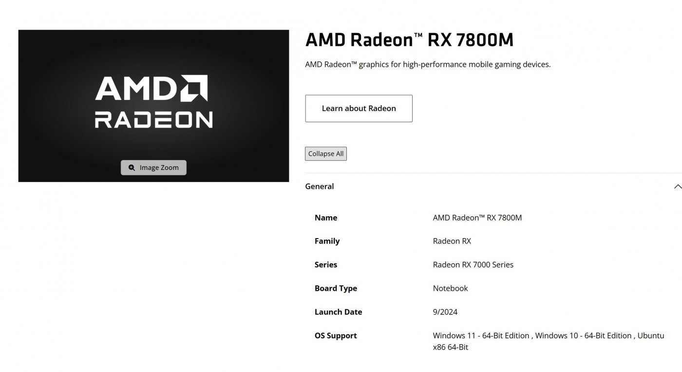 AMD presenta Radeon RX 7800M, nuova GPU per laptop con le stesse ...