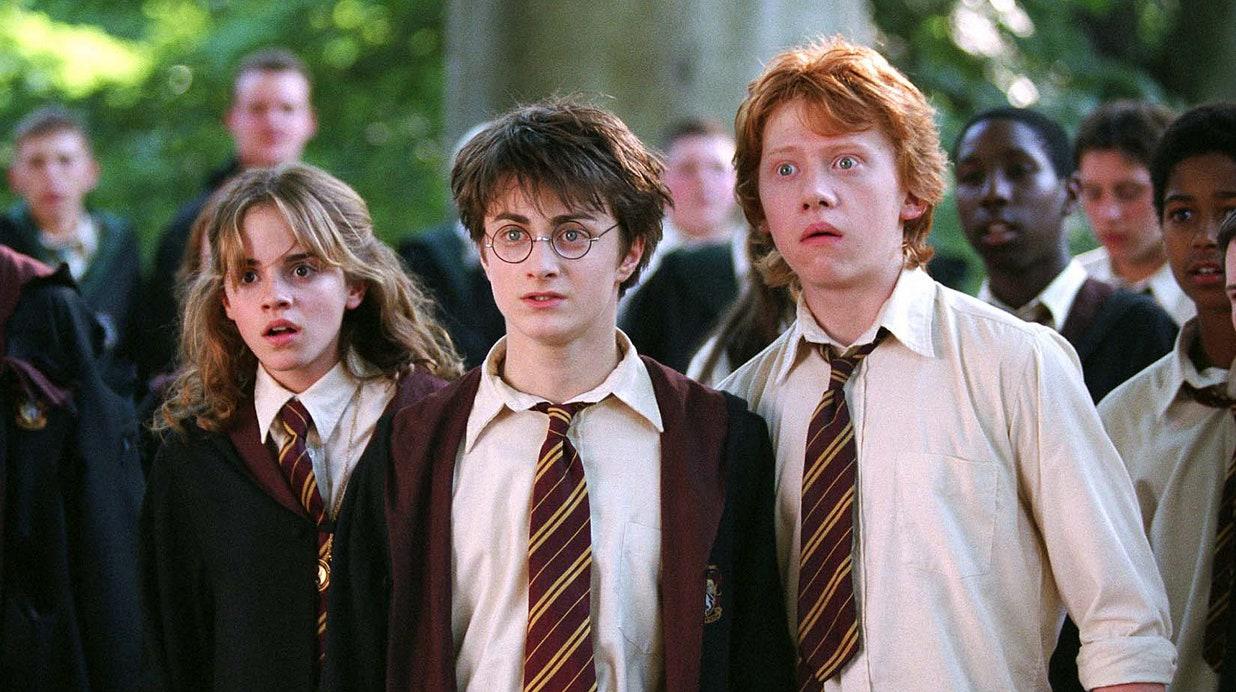 Il trio originale della serie cinematografica di Harry Potter