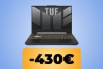 Il notebook ASUS TUF Gaming F15 con RTX 3050 cala sempre più di prezzo su Amazon - Notizia