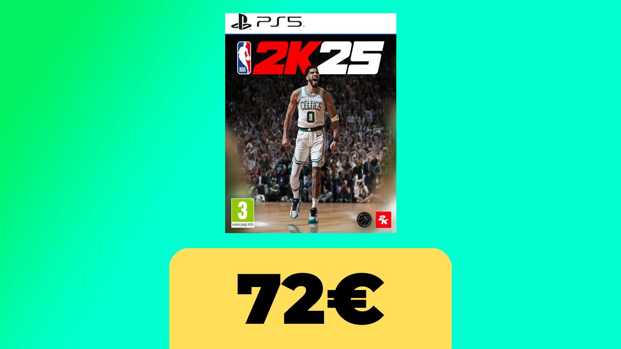 NBA 2K25, il nuovo capitolo della serie è in sconto su Amazon Italia