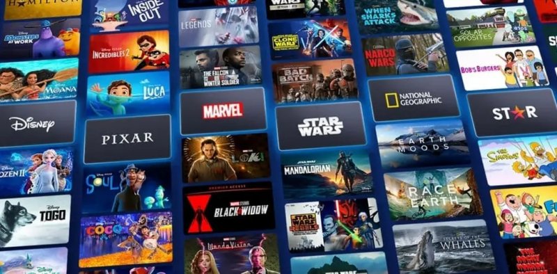 Alcuni titoli del catalogo Disney+