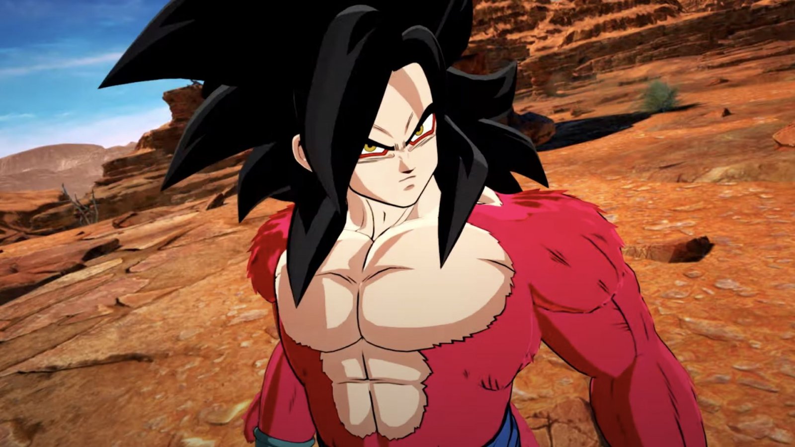 Goku in versione Super Saiyan 4 da Dragon Ball: Sparking! Zero