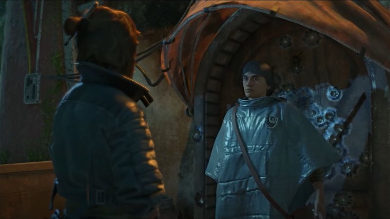 Kay parla con Temmin in Star Wars Outlaws Kay parla con Temmin in Star Wars Outlaws