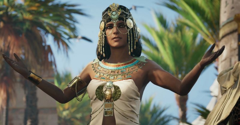 Lo stereotipo di Cleopatra riprodotto egregiamente da Origins