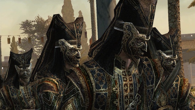 I Giannizzeri del gioco, con le loro belle maschere da produzione hollywoodiana