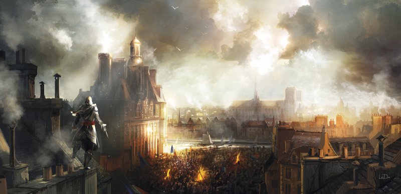 Bozzetto per Assassin's Creed Unity