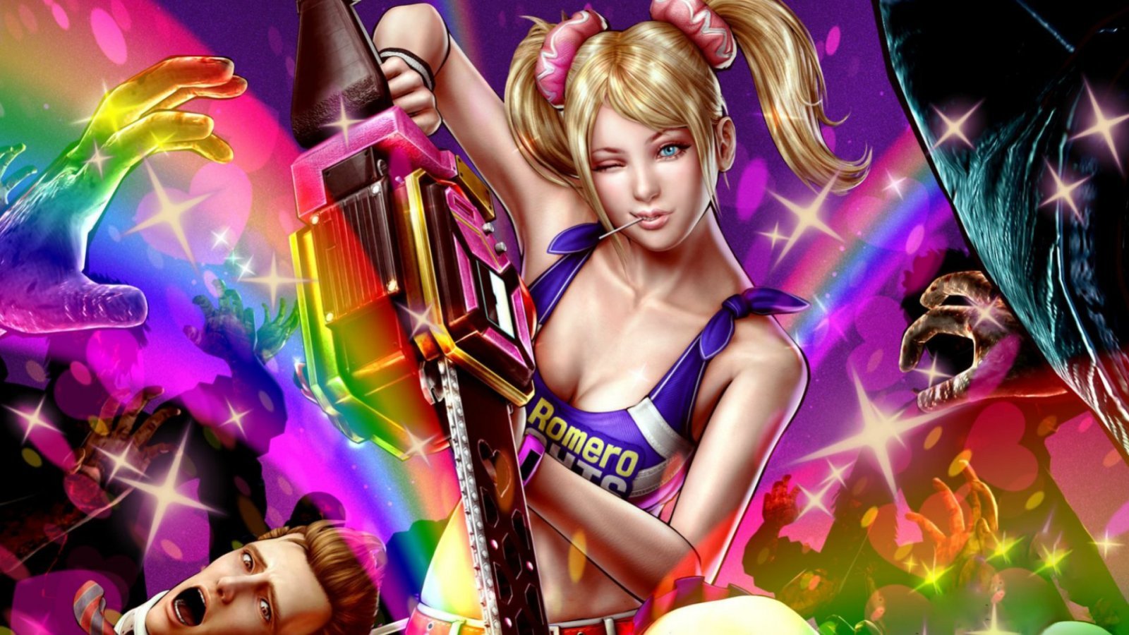 Juliet Starling in un artwork di Lollipop Chainsaw RePOP