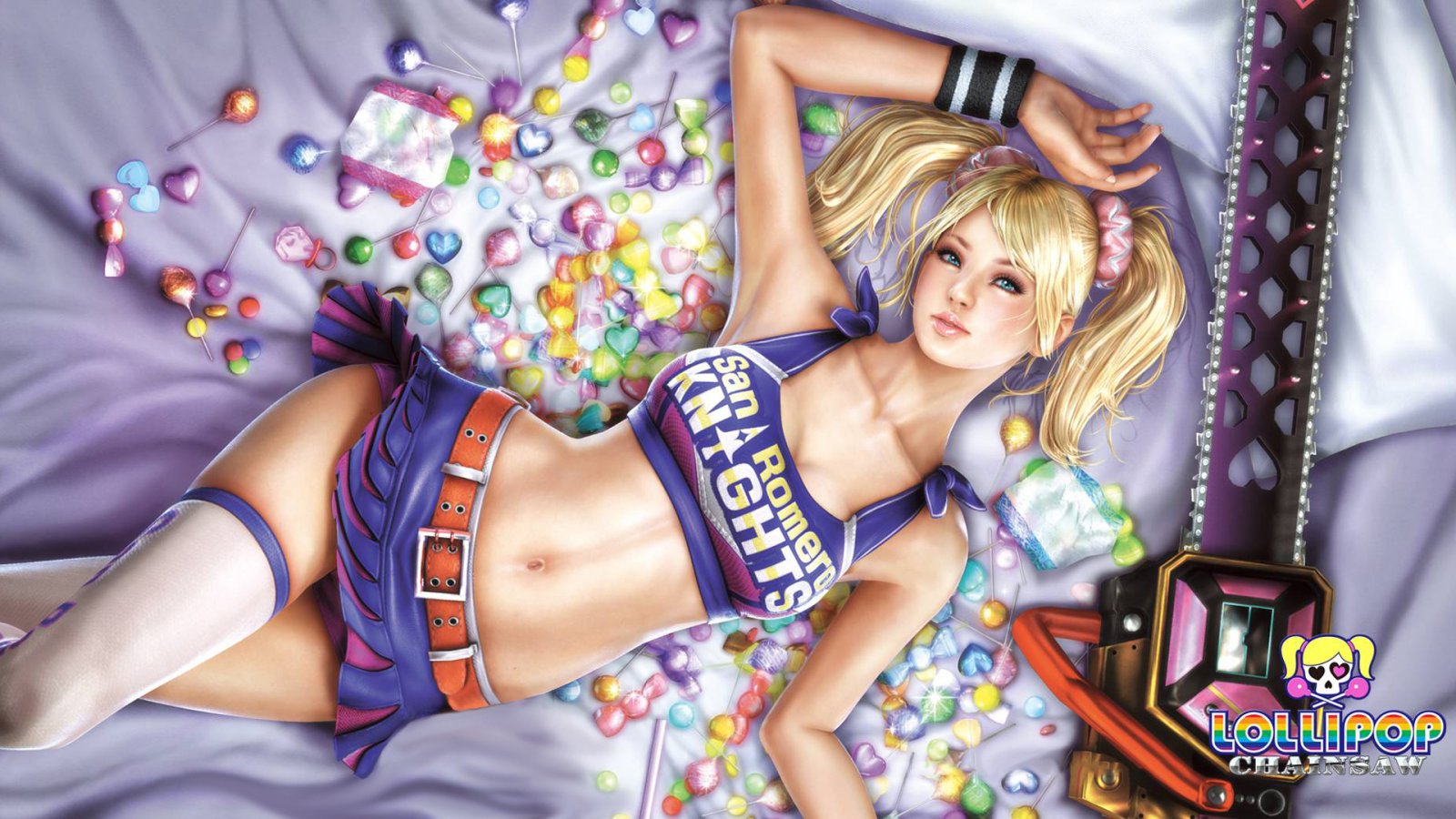 Juliet Starling in un artwork di Lollipop Chainsaw RePOP