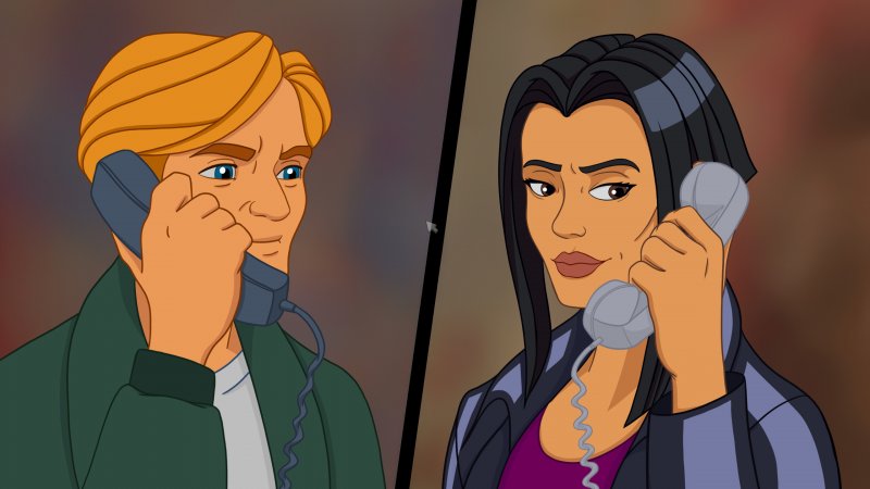 Nico e George in una delle loro tante telefonate