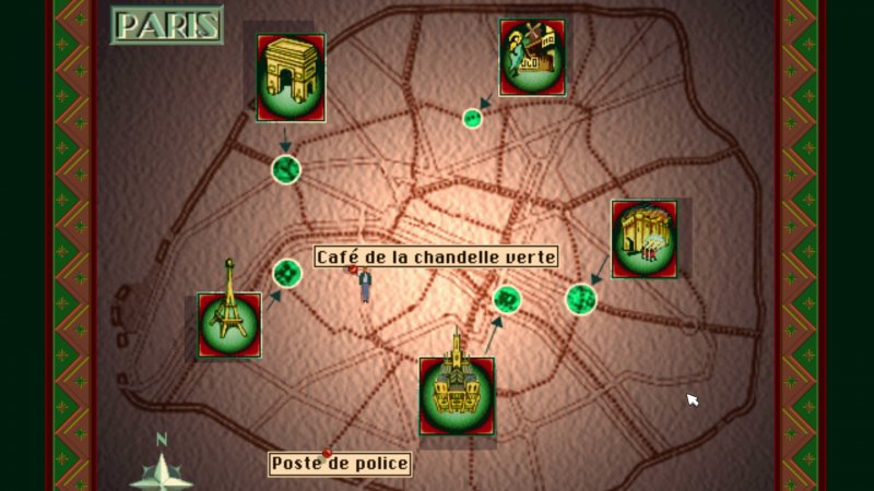 La vecchia e la nuova mappa di Parigi