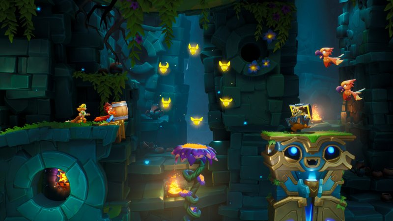 Donkey Kong Country fa scuola qui, ma per fortuna il team ha scelto di ingaggiare anche lo stesso, storico compositore... ottima scelta!