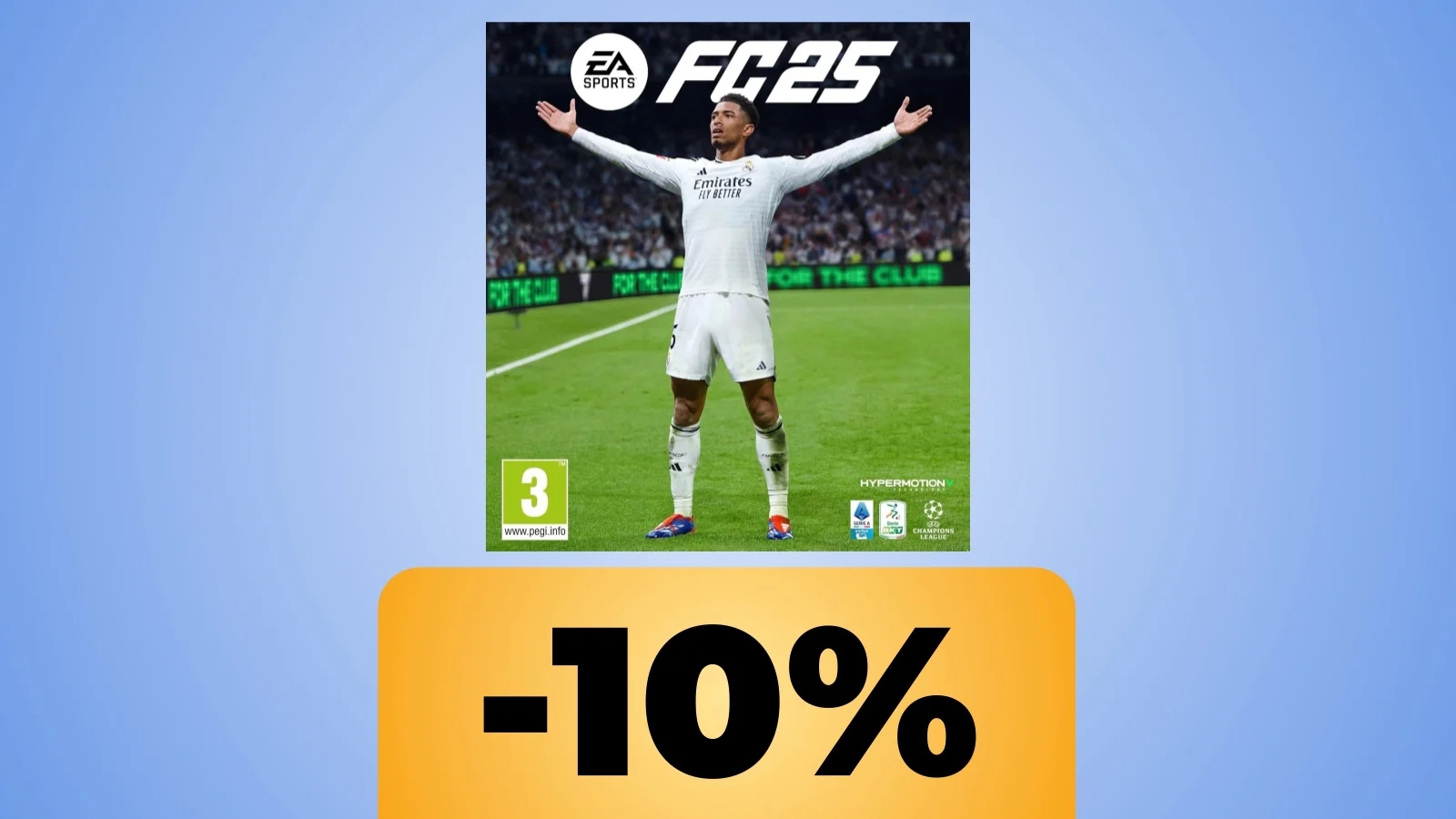 La copertina di EA Sports FC 25 e lo sconto di Amazon