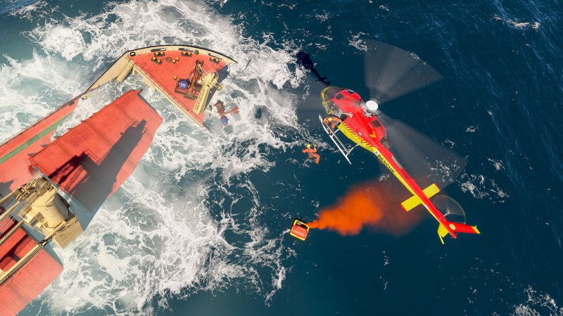 Una missione di salvataggio in Microsoft Flight Simulator 2024