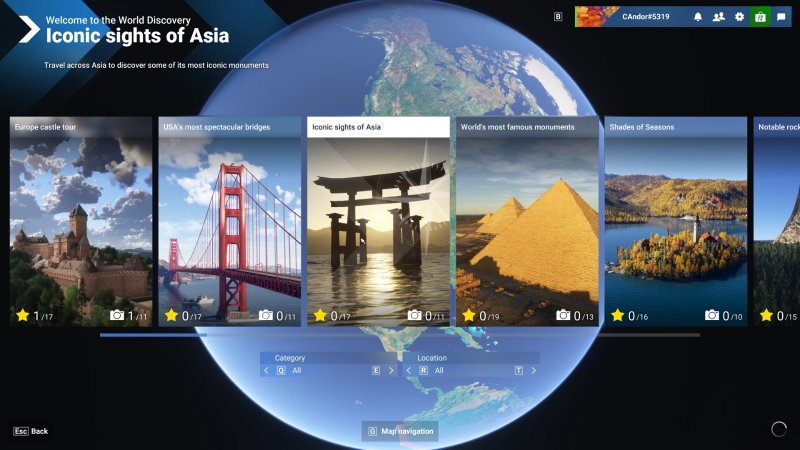 Ecco come si presenta la modalità World Photographer di Flight Simulator 2024