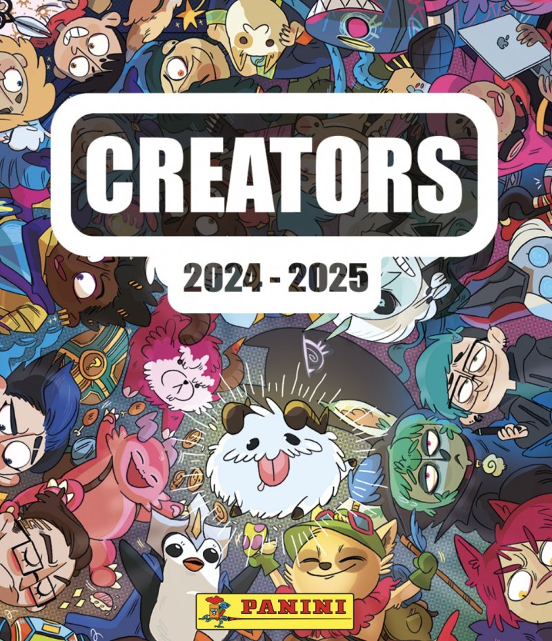 La copertina dell'album Panini Creators 2024 - 2025