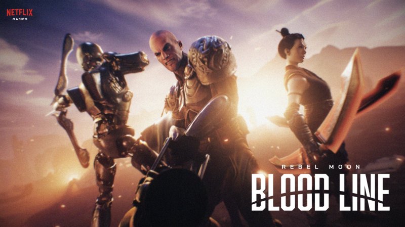 La locandina di Rebel Moon Blood Line, il nuovo videogioco dall'universo di Zack Snyder per cui è già possibile iscriversi alla prima beta