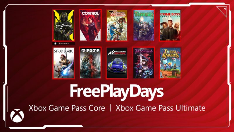 L'immagine promozionale dei Free Play Days Xbox di questa settimana