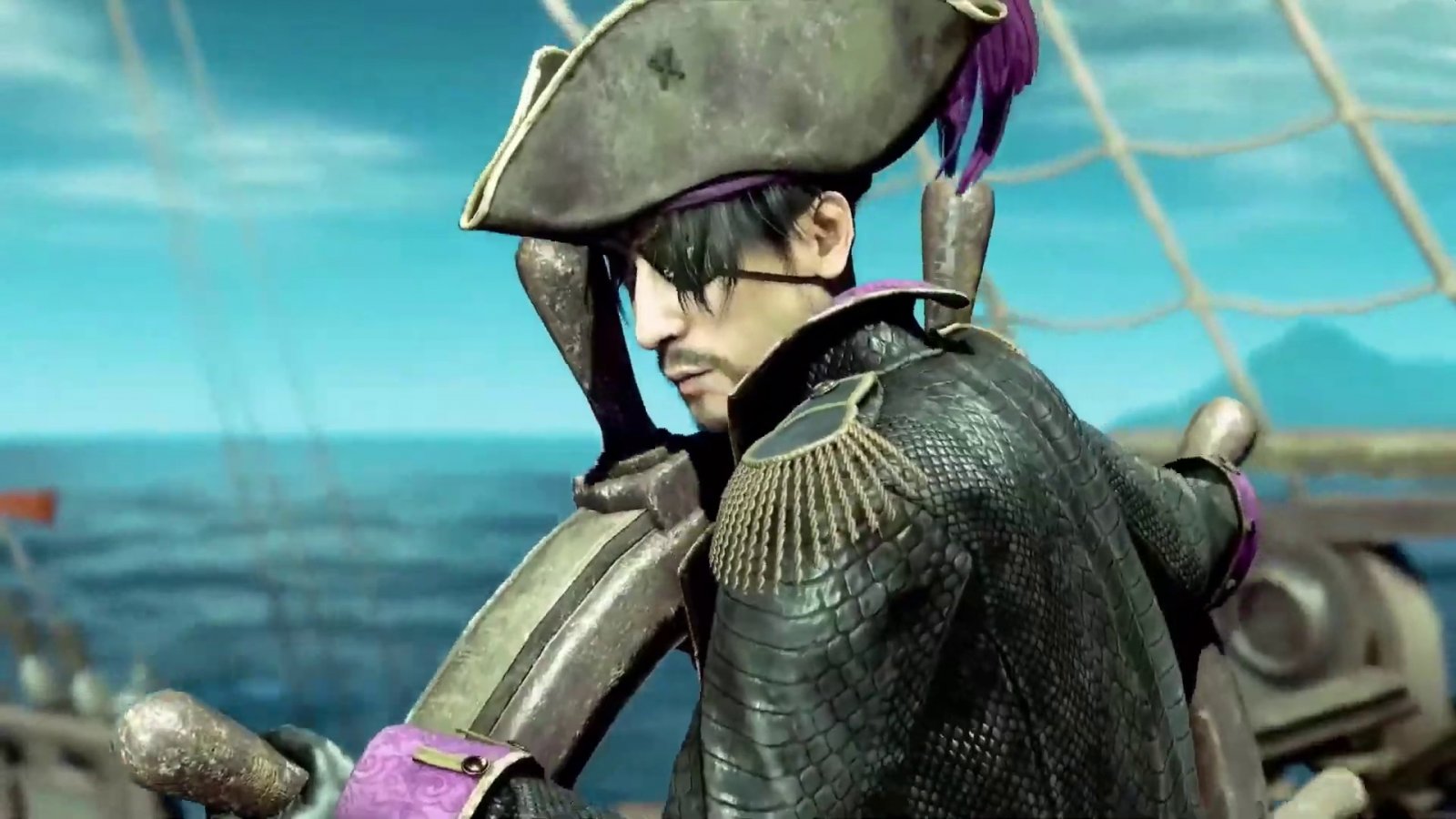 Goro in versione pirata in Like a Dragon: Pirate Yakuza in Hawaii