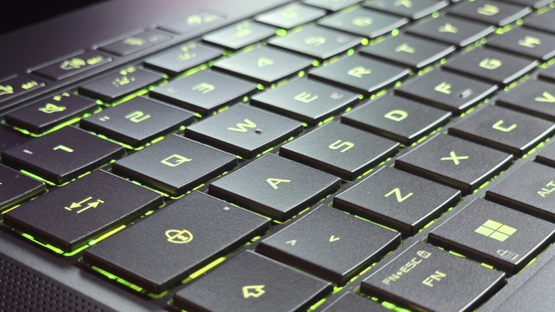 Un dettaglio della tastiera che risulta comoda, ma non perfetta per chi vuole utilizzarla per giocare