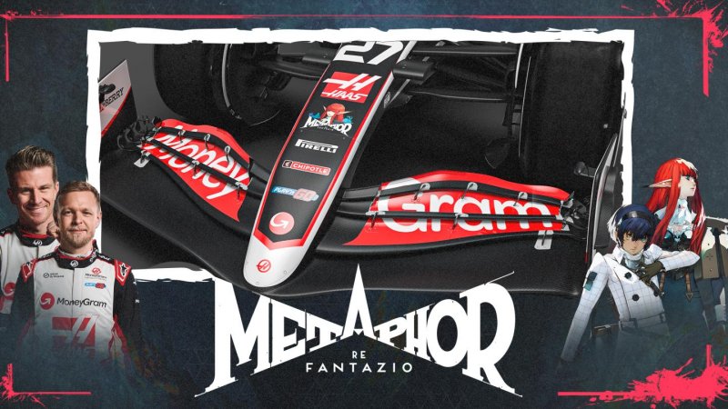 Atlus e Metaphor: ReFantazio come sponsor del team Hass