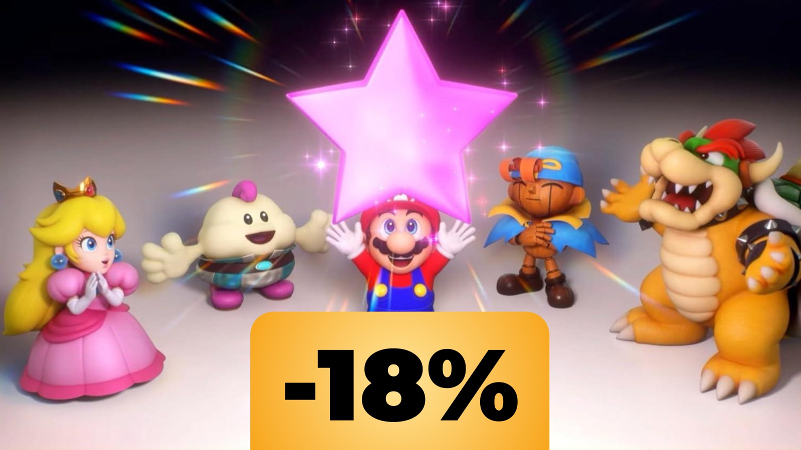 I personaggi di Super Mario RPG e lo sconto di Amazon