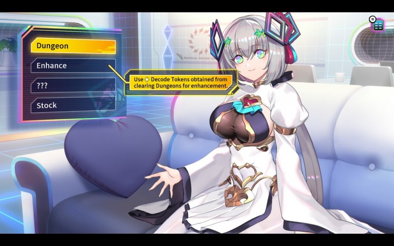 Ancie è la co-protagonista del gioco e si occupa di spiegare tutte le dinamiche di Card-en-Ciel Ancie è la co-protagonista del gioco e si occupa di spiegare tutte le dinamiche di Card-en-Ciel