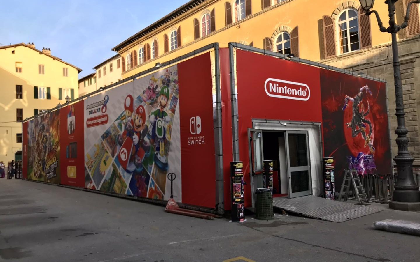 Lo stand Nintendo a Lucca Comics