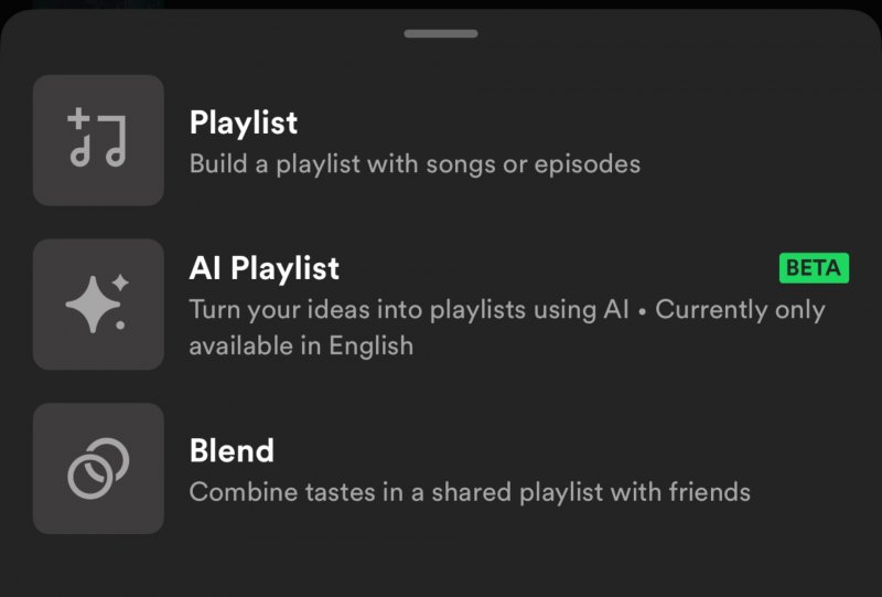 La Beta delle Playlist AI
